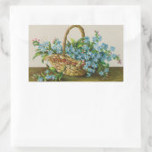 Victoriaans Forget-Me-Not Blossoms Sticker (Tas)