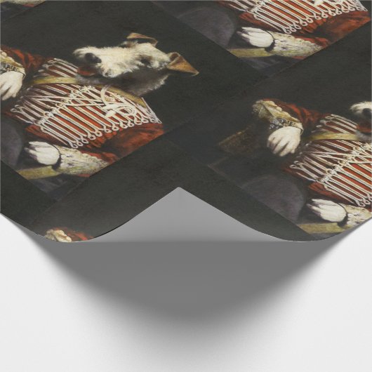 Victoriaans fox Terrier Cadeaupapier (Hoek)