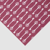 Victoriaans frambozensleutels tissuepapier (Detail)