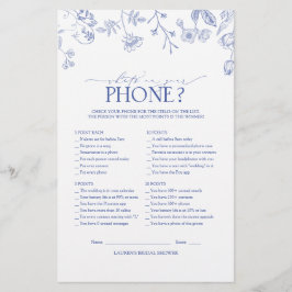 Victoriaans Frans blauw en wit Vrijgezellenfeest s