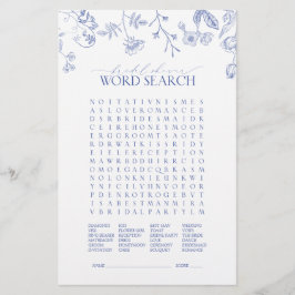 Victoriaans Frans blauw en wit Vrijgezellenfeest s