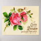 Victoriaans Frans chocolaatreclame Poster (Voorkant)