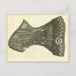 Victoriaans Frans corset uit de Parijse catalogus  Briefkaart