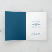 Victoriaans Frans kerstkaartje Feestdagen Kaart (Binnen)