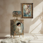 Victoriaans, Frans Mooi Vrouwenportretkunst Tissuepapier