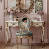 Victoriaans, Frans Mooi Vrouwenportretkunst Tissuepapier