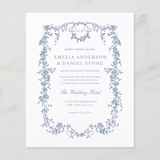 Victoriaans  Franse foto alles in één bruiloft (Voorkant)