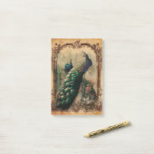 Victoriaans Franse land moderne  pauw Post-it® Notes (Op bureau)