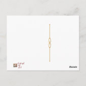 Victoriaans Franse Tortelduifjes Love Song Briefkaart (Achterkant)