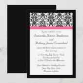 Victoriaans Fuchsia bruiloft uitnodigingen (Voorkant / Achterkant)