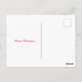 Victoriaans Funny Rhyme Card Kikker voor kerstmis Briefkaart (Achterkant)