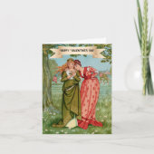  Victoriaans galentinedag beste vriend Kaart (Voorkant)