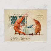  Victoriaans garnaal Briefkaart (Voorkant)