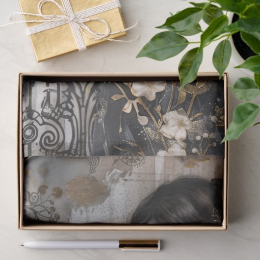  Victoriaans Gates & Deuropeningen Decoupage Tissuepapier (Geschenk)