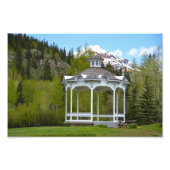 Victoriaans Gazebo, Silverton, Colorado Foto Afdruk (Voorkant)