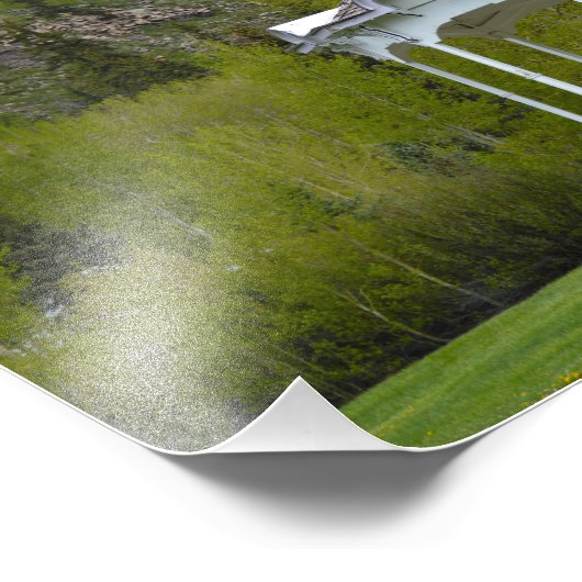 Victoriaans Gazebo, Silverton, Colorado Foto Afdruk (Hoek)