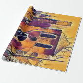 VICTORIAANS GEBOUWSPERIODE CADEAUPAPIER (Uitgerold)