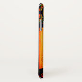 Victoriaans gebrandschilderd glasgeel zwart elegan Case-Mate iPhone case (Achterkant / rechts)