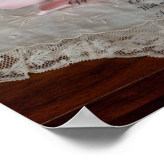 Victoriaans gedicht—Liefde's Eloquentie (1900) Poster (Hoek)