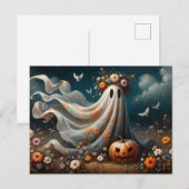 👻 Victoriaans geest in olieverfstijl 🎃 Briefkaart (Voorkant / Achterkant)