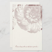 Victoriaans geïnspireerd briefpapier (Voorkant / Achterkant)