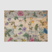 Victoriaans geïnspireerd journaal tissuepapier (Voorkant)