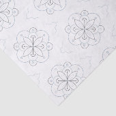 Victoriaans geïnspireerd weefselpapier tissuepapier (Detail)