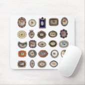 Victoriaans Geïnspireerde Lover's ogen, originele Muismat (Met muis)