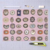 Victoriaans Geïnspireerde Lover's ogen, originele  Tissuepapier (Craft)