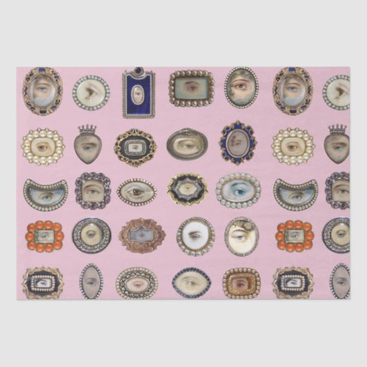 Victoriaans Geïnspireerde Lover's ogen, originele  Tissuepapier (Voorkant)