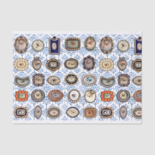 Victoriaans Geïnspireerde Lover's ogen, originele  Tissuepapier (Voorkant)