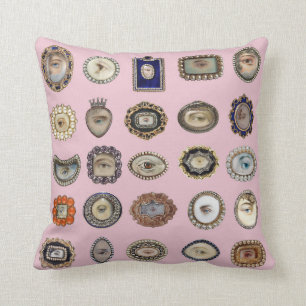 Victoriaans geïnspireerde oogkleur van Lover, roze Kussen