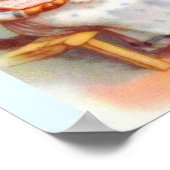 Victoriaans geklede kattenfamilie poster (Hoek)