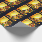 Victoriaans gekleurd glas, elegant cadeaupapier (Hoek)