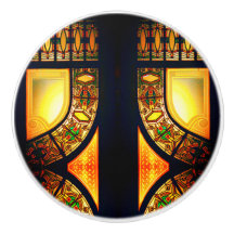 Victoriaans gekleurd glas, elegant