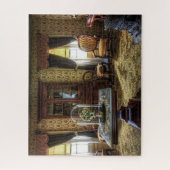 Victoriaans gemeubileerde woonkamer legpuzzel (Verticaal)
