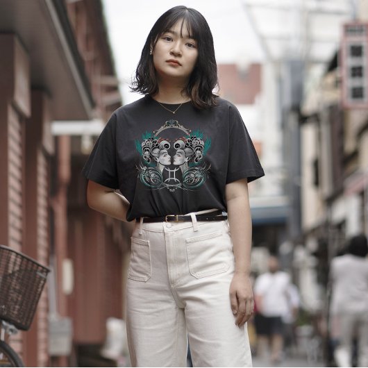 Victoriaans Gemini Gothic T-shirt