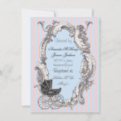 Victoriaans genderaspecten onthullen babyschoeisel kaart (Achterkant)