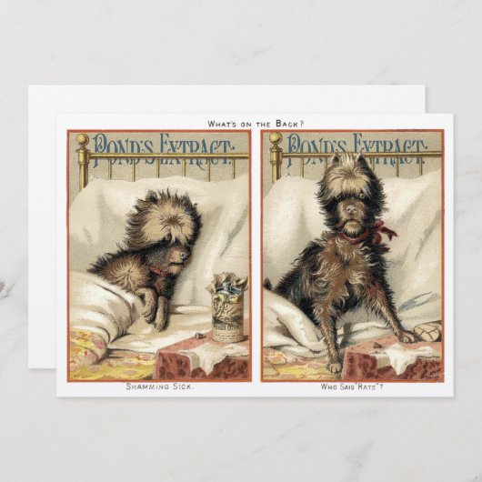 Victoriaans geneesmiddel en Sjabloon (Voorkant / Achterkant)