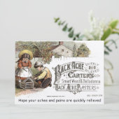  Victoriaans geneesmiddel krijgt een goede kaart S (Staand voorkant)