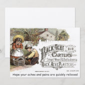  Victoriaans geneesmiddel krijgt een goede kaart S (Voorkant / Achterkant)