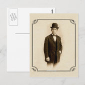 Victoriaans Gentleman Briefkaart (Voorkant / Achterkant)