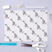 Victoriaans Gentleman Goose in een Top Hat Tissuepapier (Craft)