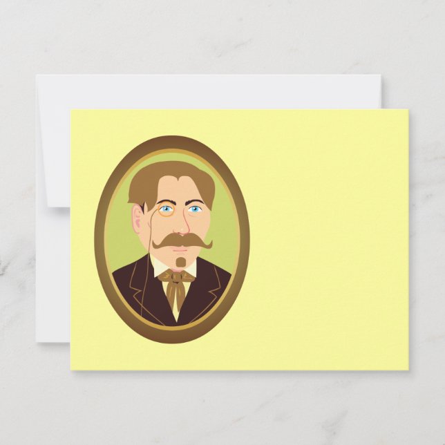 Victoriaans Gentleman Portrait (Voorkant)