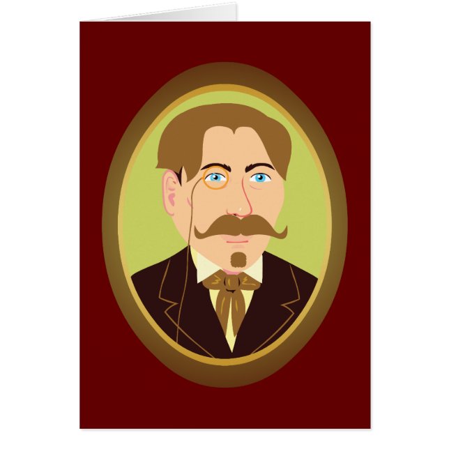 Victoriaans Gentleman Portrait (Voorkant)