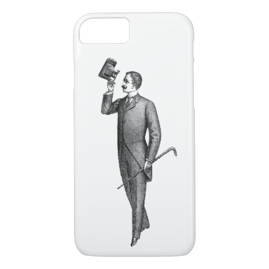 Victoriaans Gentleman Selfie Case-Mate iPhone Case (Achterkant)