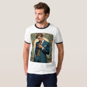 Victoriaans gentleman sms'en modern ironisch Shirt (Voorkant volledig)