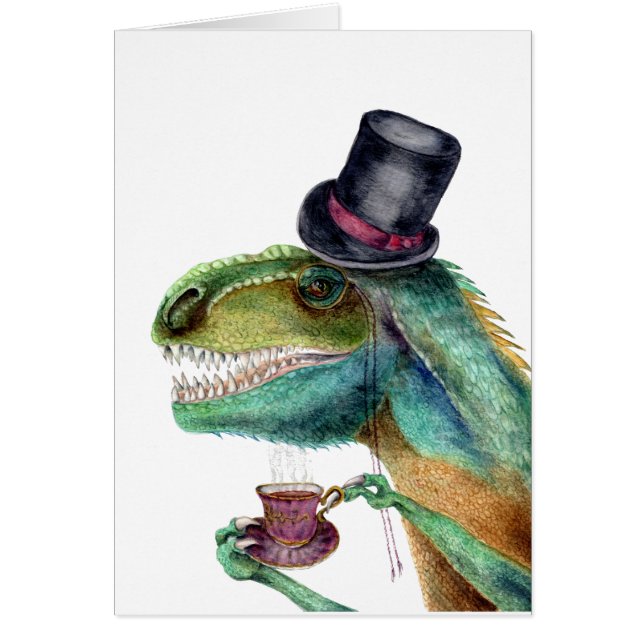 Victoriaans Gentleman Tyrannosaurus Rex (Voorkant)