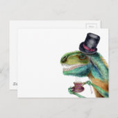 Victoriaans Gentleman Tyrannosaurus Rex Briefkaart (Voorkant / Achterkant)