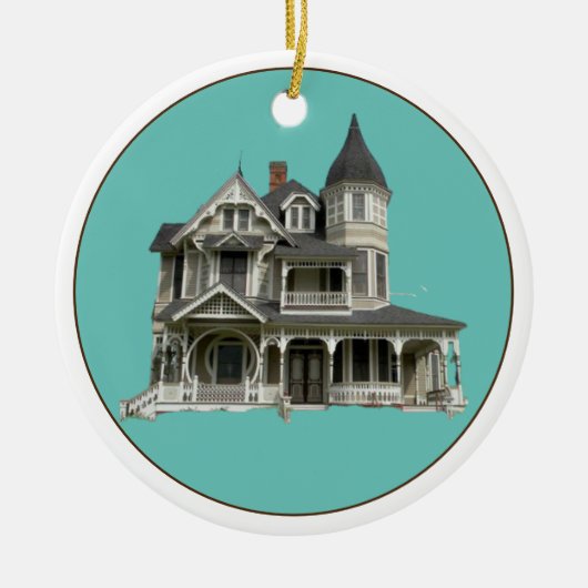 Victoriaans George F. Barber Ceramic Ornament (Voorkant)